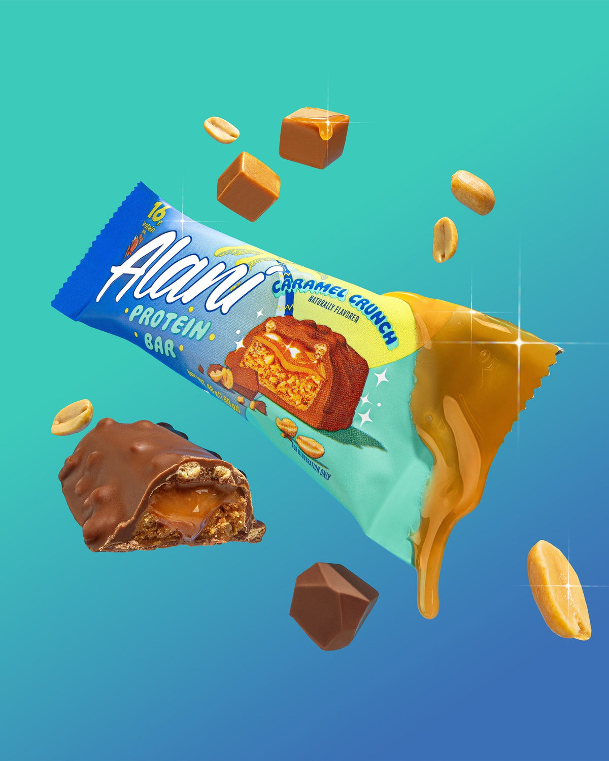 protein bar - caramel crunch
